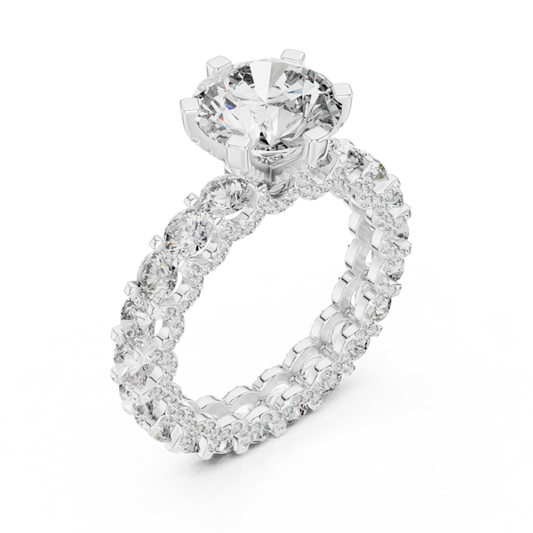 Sonnet Rhyme lab grown diamond ring