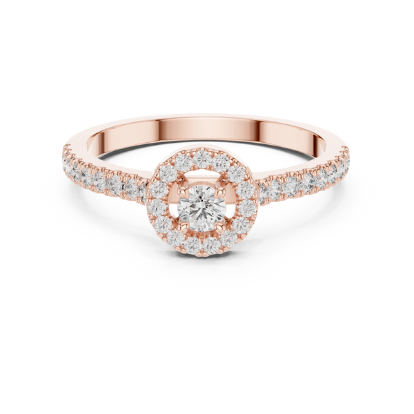Mosaic Piece lab grown diamond ring