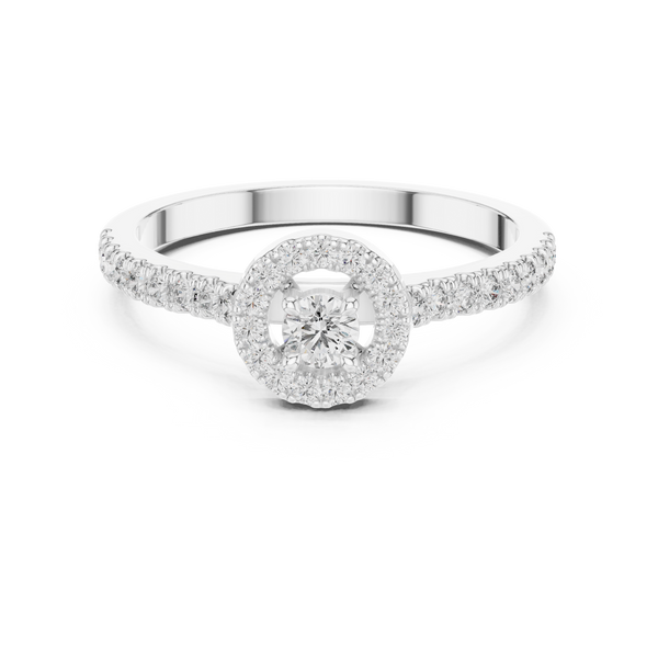 Mosaic Piece lab grown diamond ring
