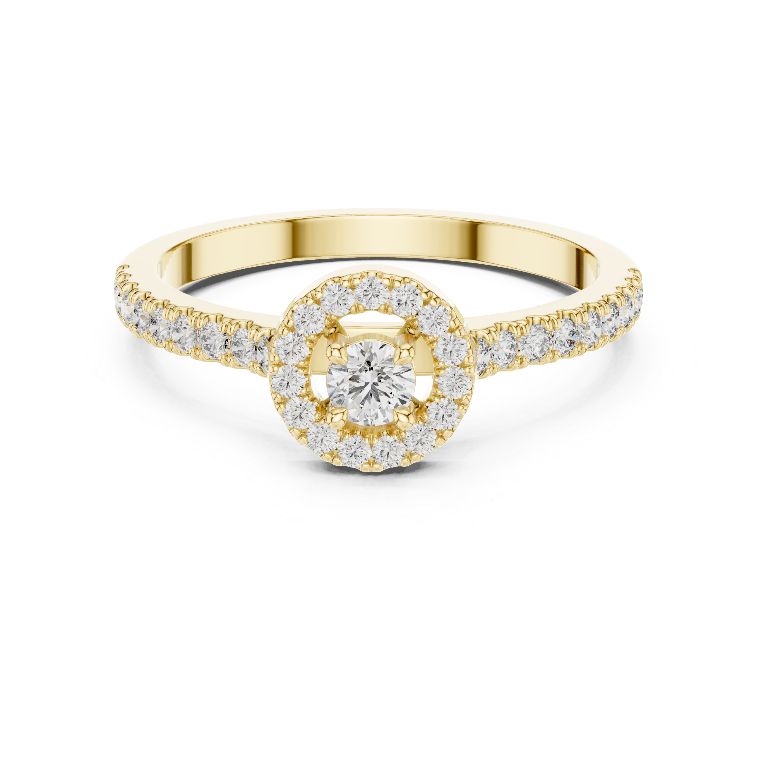 Mosaic Piece lab grown diamond ring
