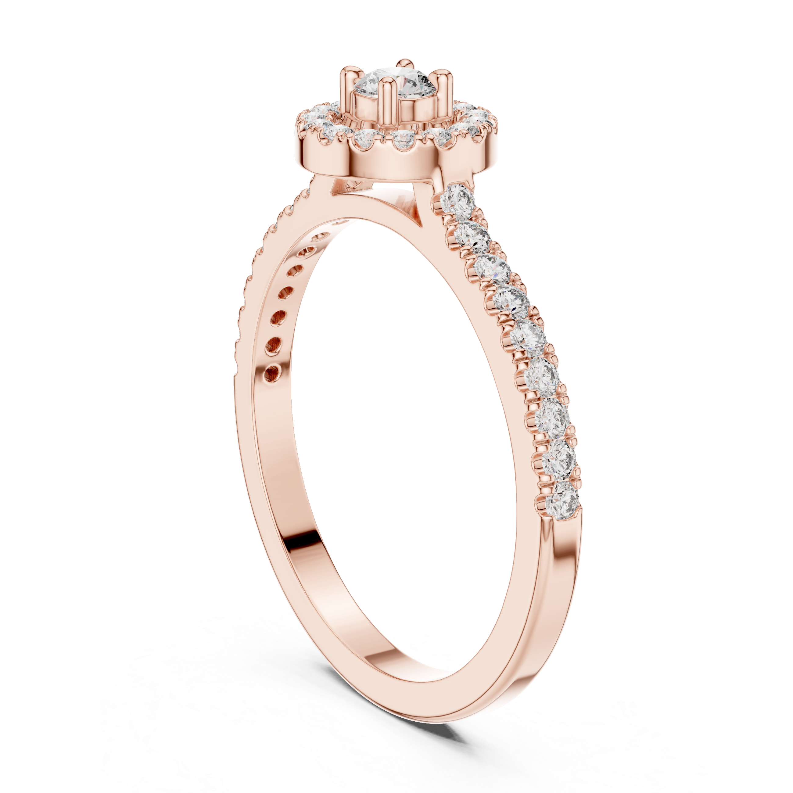 Mosaic Piece lab grown diamond ring