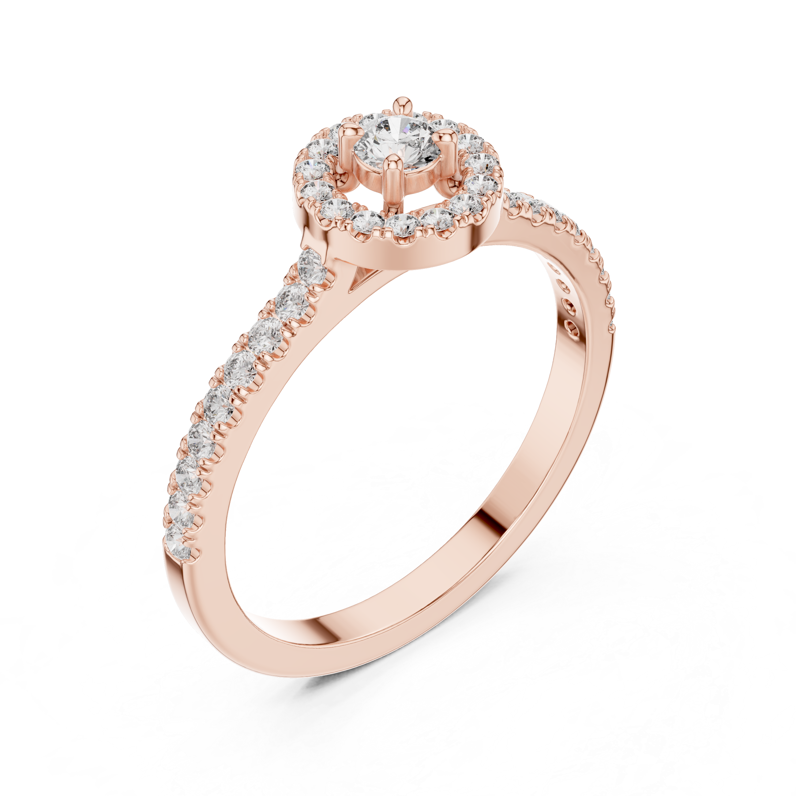 Mosaic Piece lab grown diamond ring