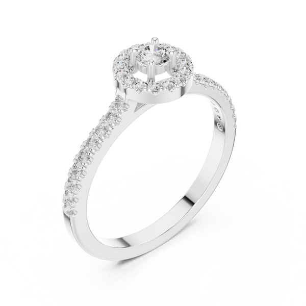 Mosaic Piece lab grown diamond ring