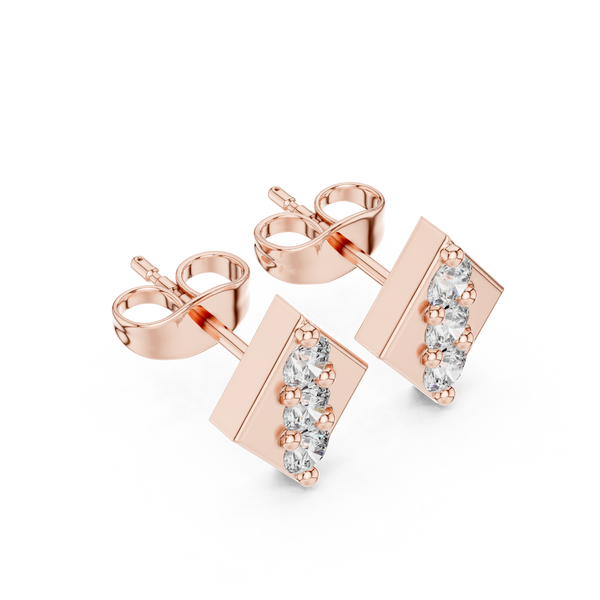 Sweet Melody lab grown diamond earring design