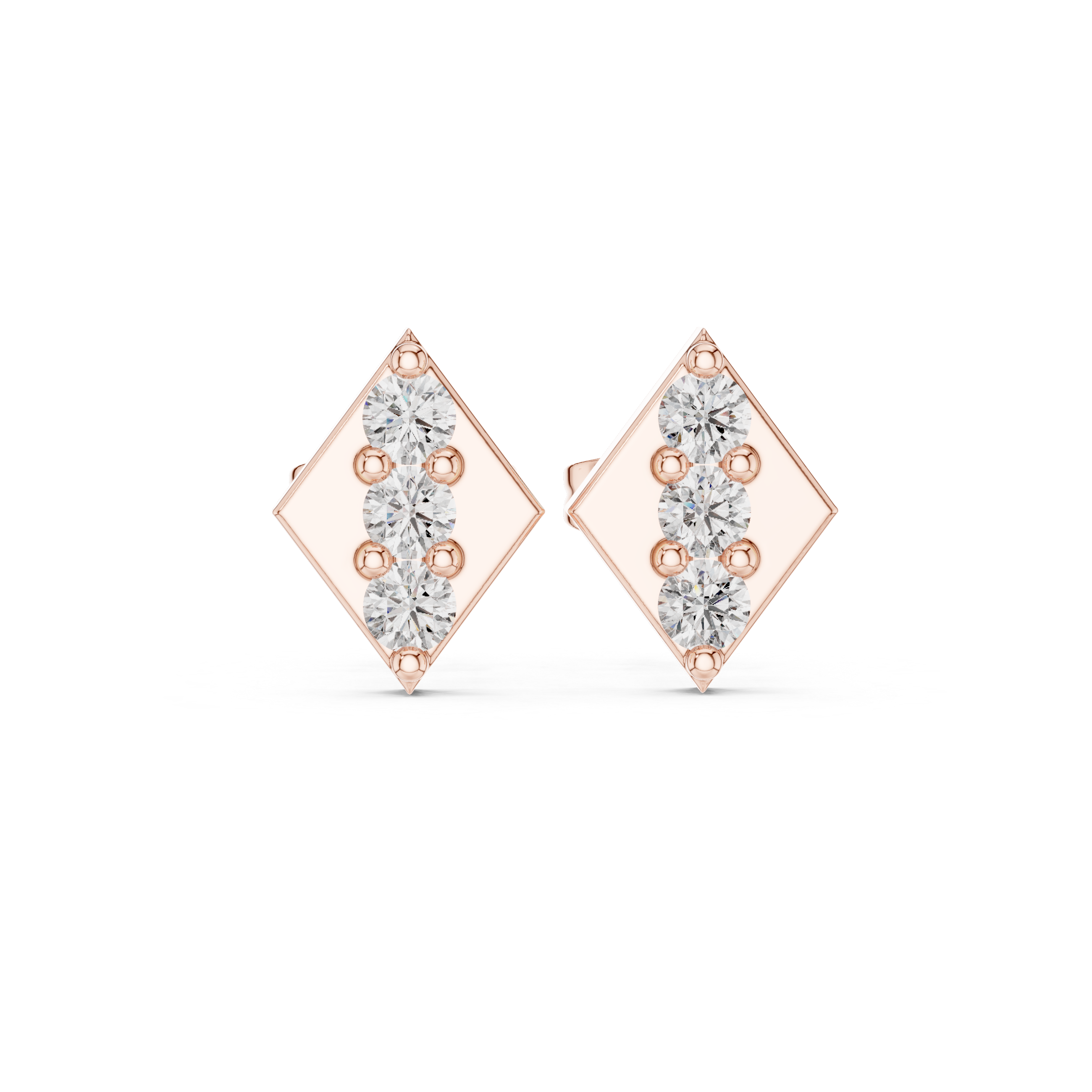 Sweet Melody lab grown diamond earring design