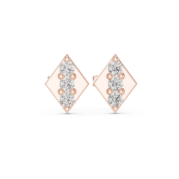 Sweet Melody lab grown diamond earring design