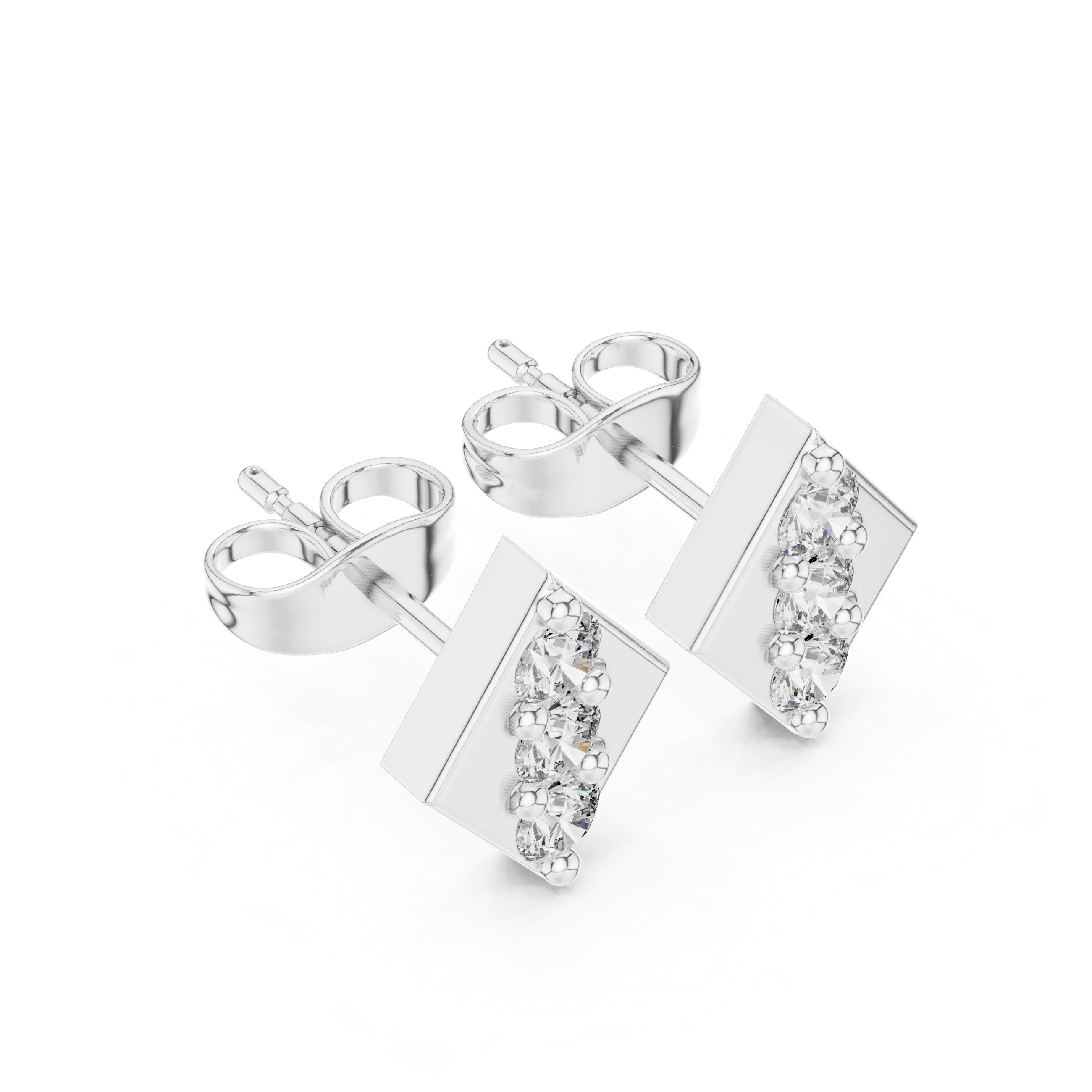 Sweet Melody lab grown diamond earring design