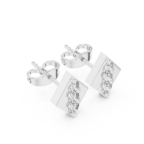 Sweet Melody lab grown diamond earring design