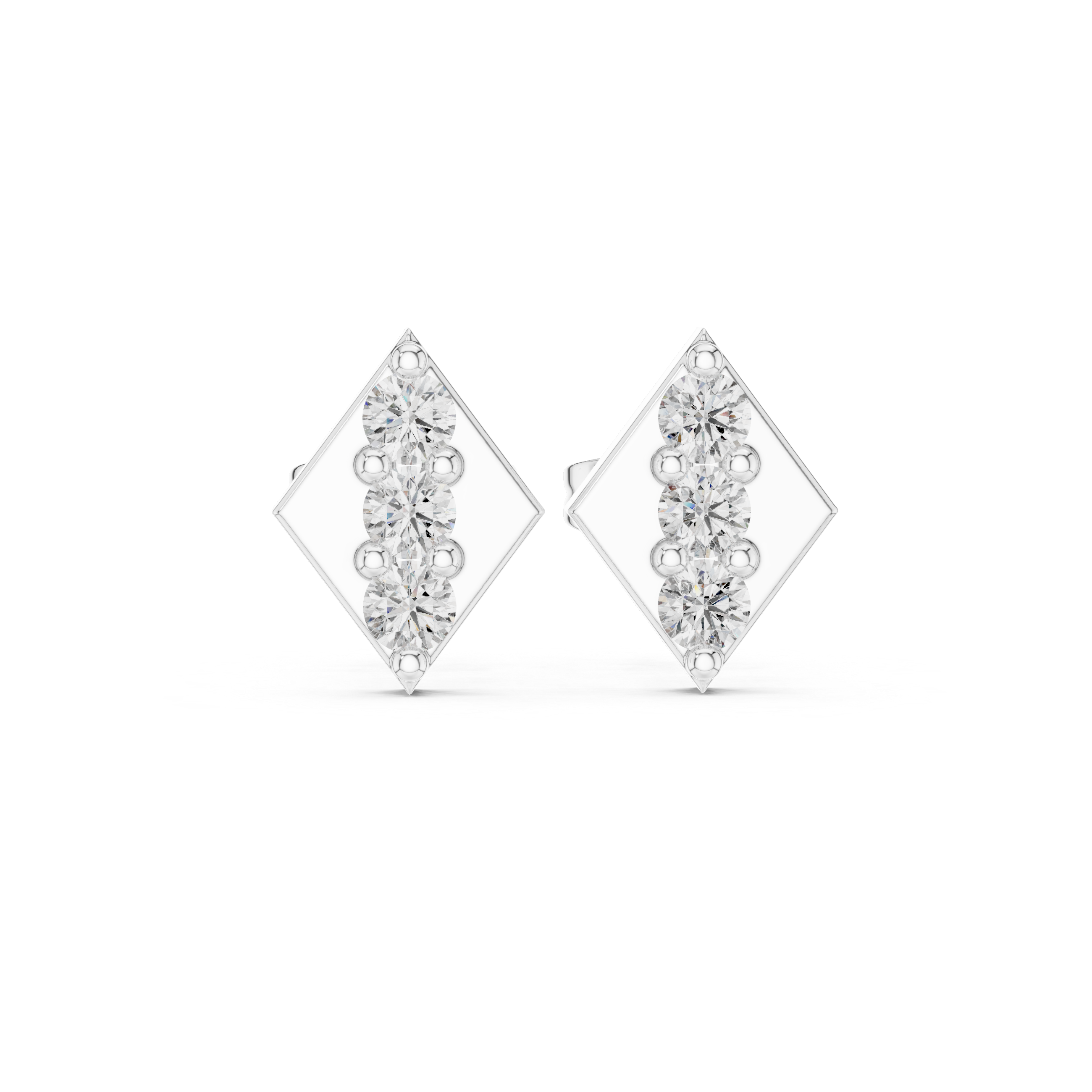 Sweet Melody lab grown diamond earring design