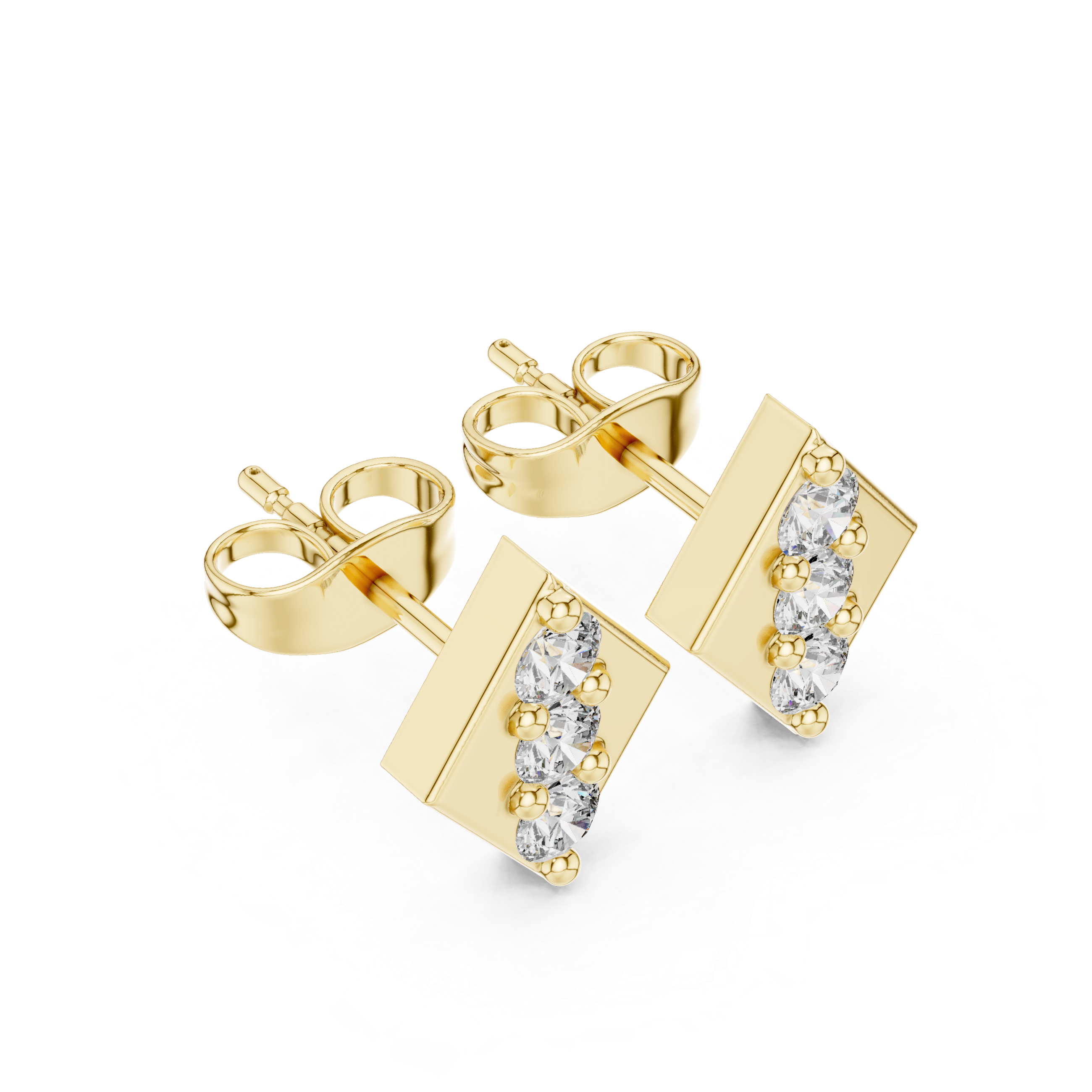 Sweet Melody lab grown diamond earring design