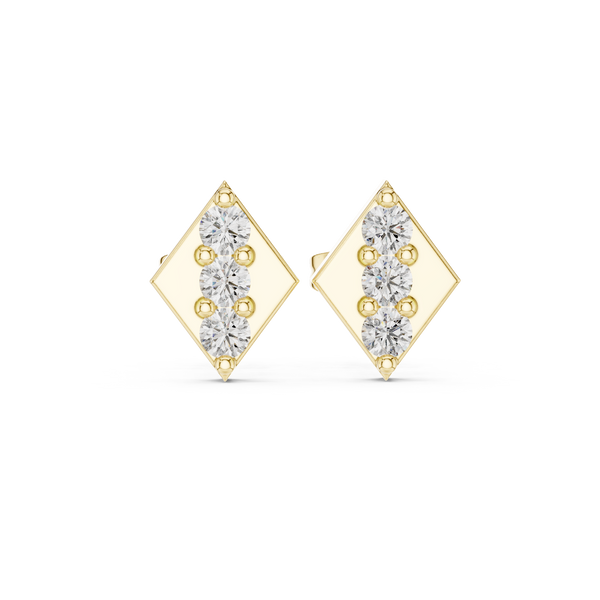 Sweet Melody lab grown diamond earring design