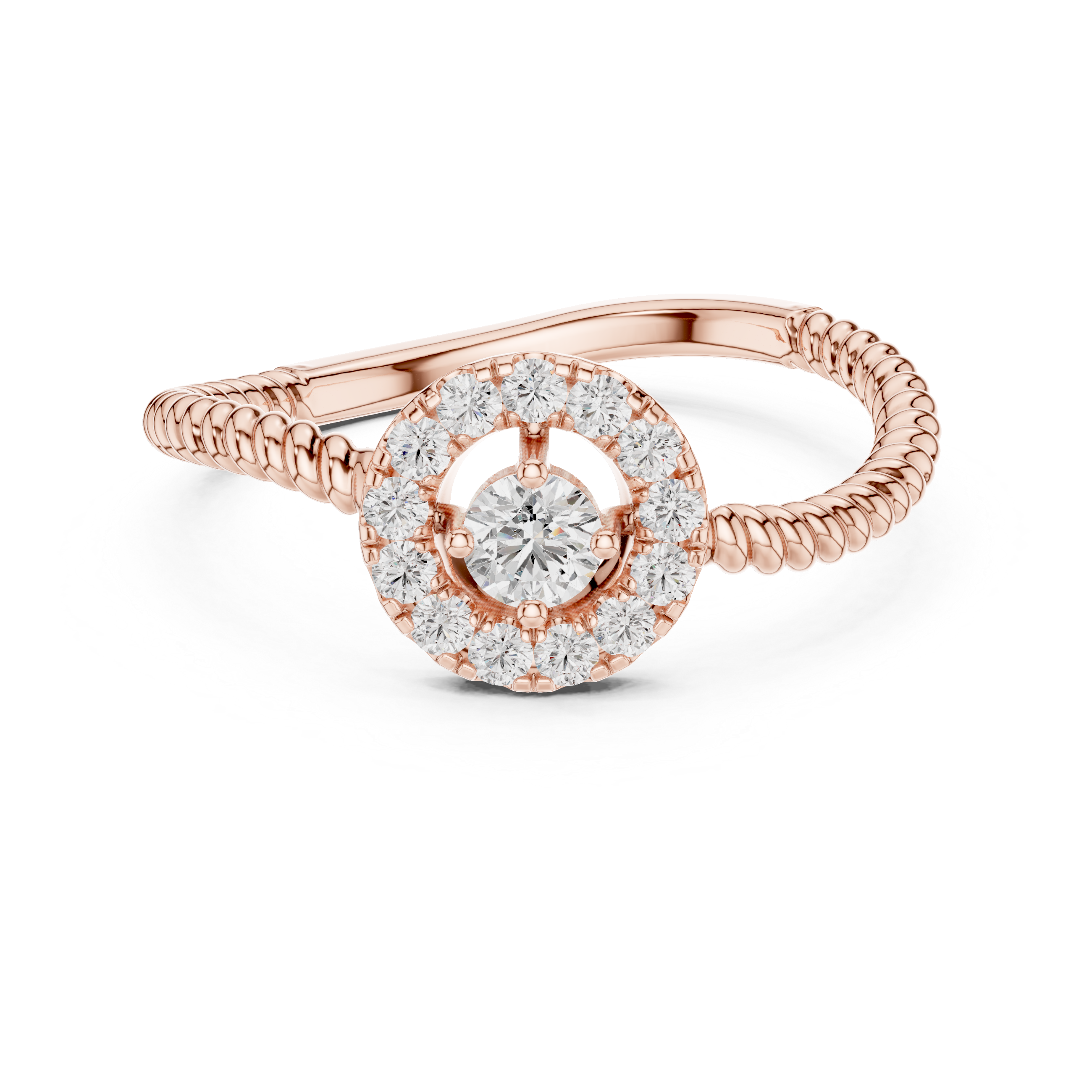 Meridian Sun lab grown diamond ring