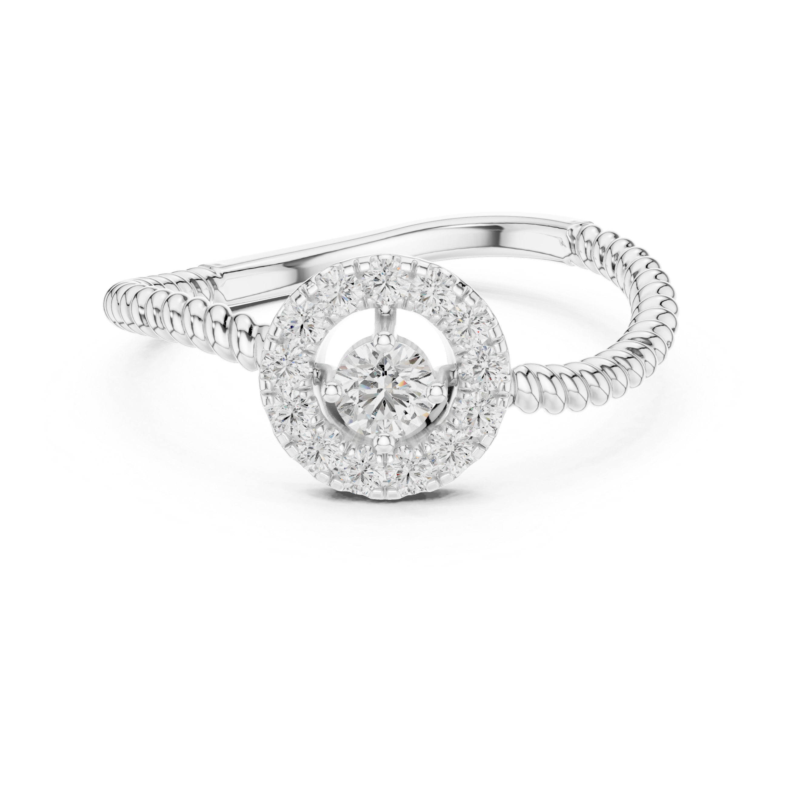 Meridian Sun lab grown diamond ring