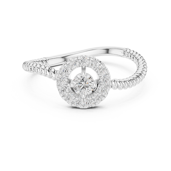 Meridian Sun lab grown diamond ring
