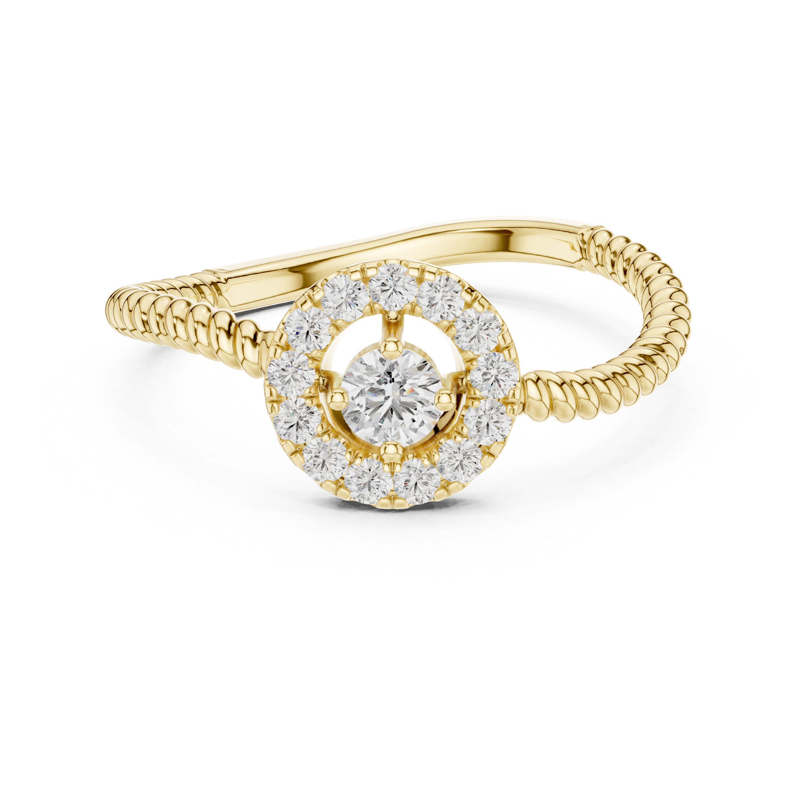 Meridian Sun lab grown diamond ring