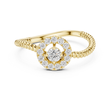 Meridian Sun lab grown diamond ring