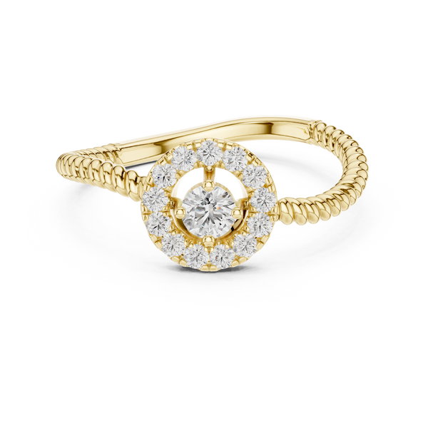 Meridian Sun lab grown diamond ring