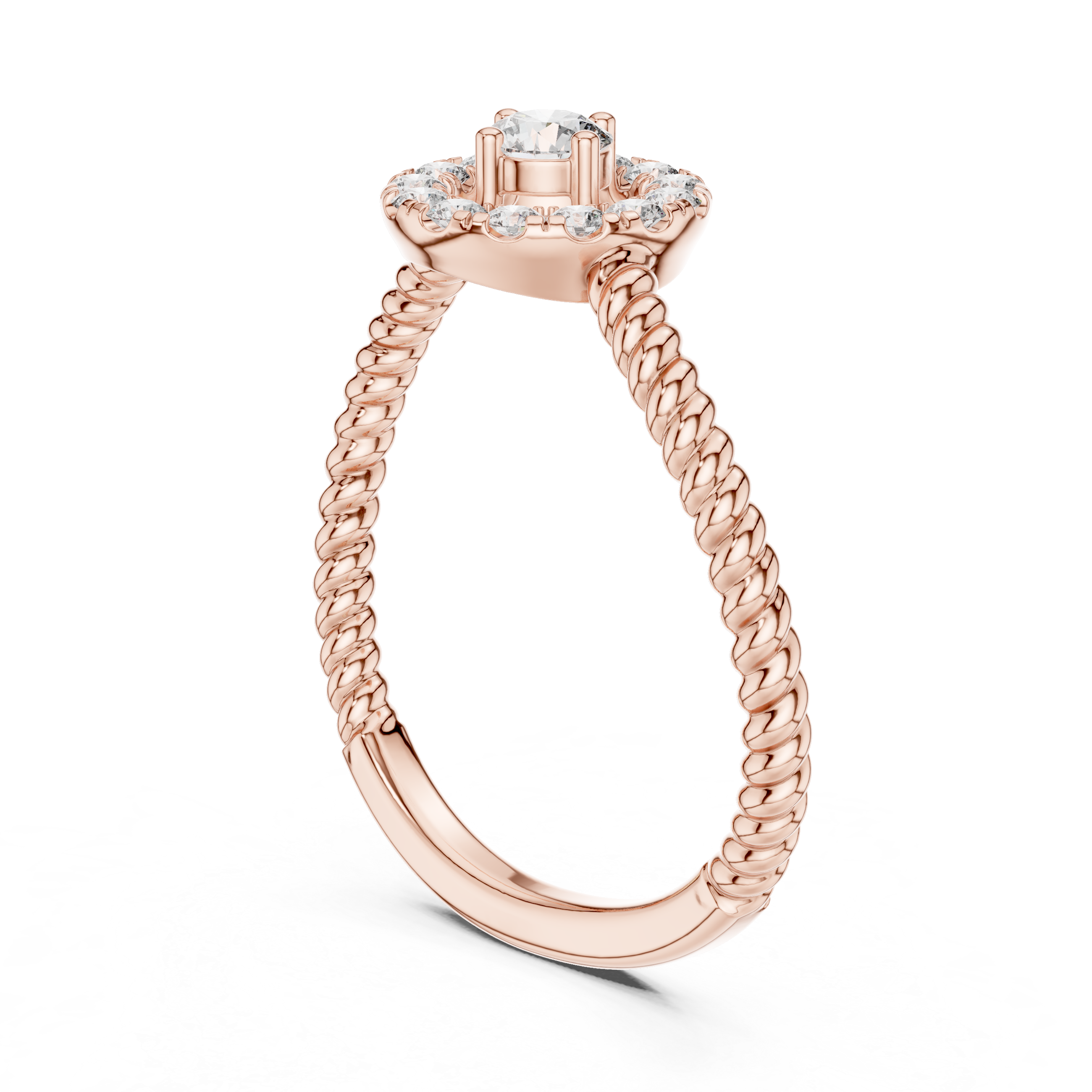 Meridian Sun lab grown diamond ring