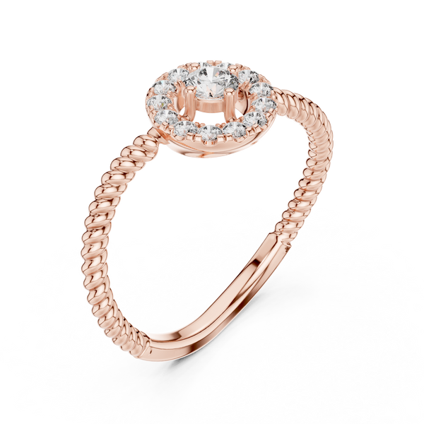 Meridian Sun lab grown diamond ring