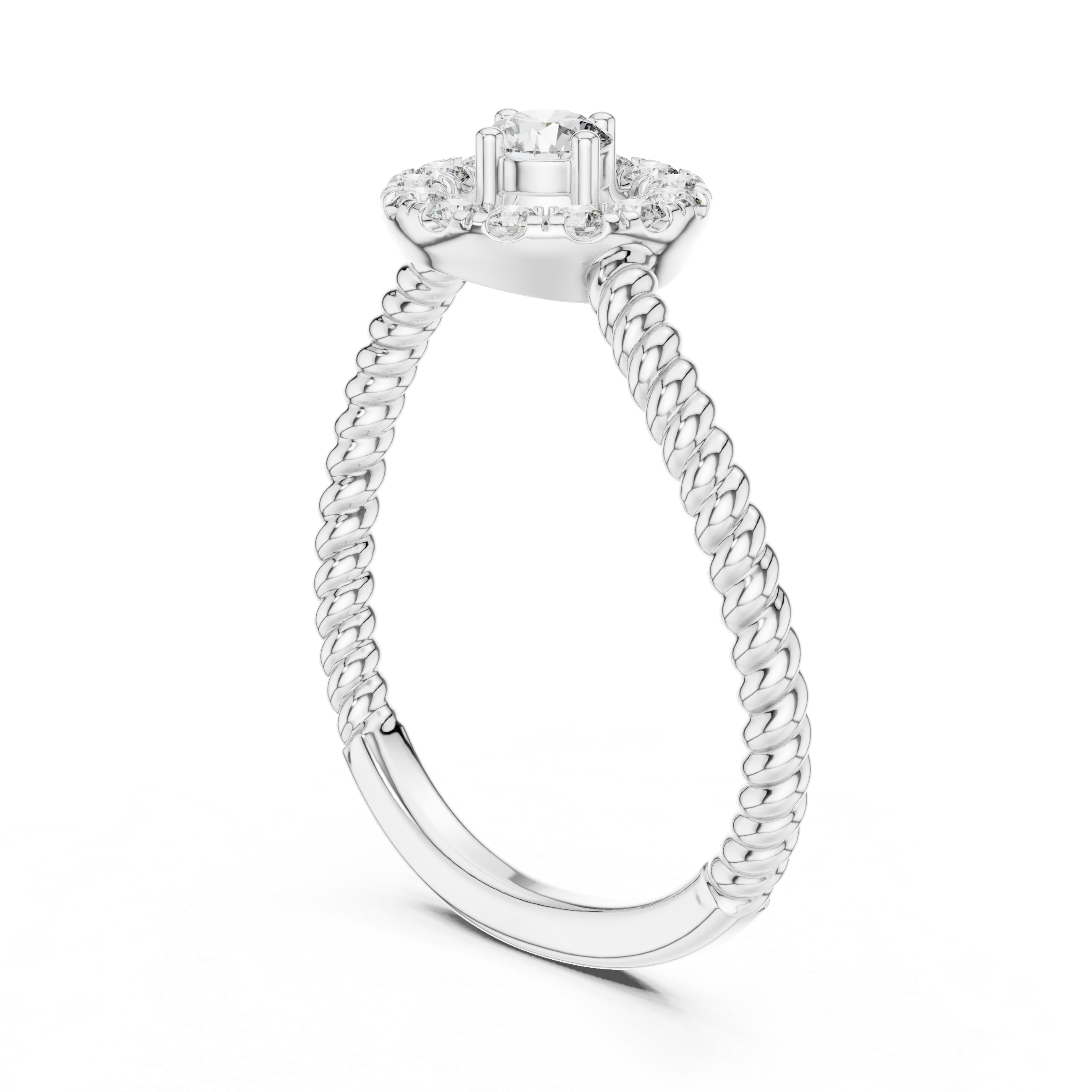 Meridian Sun lab grown diamond ring