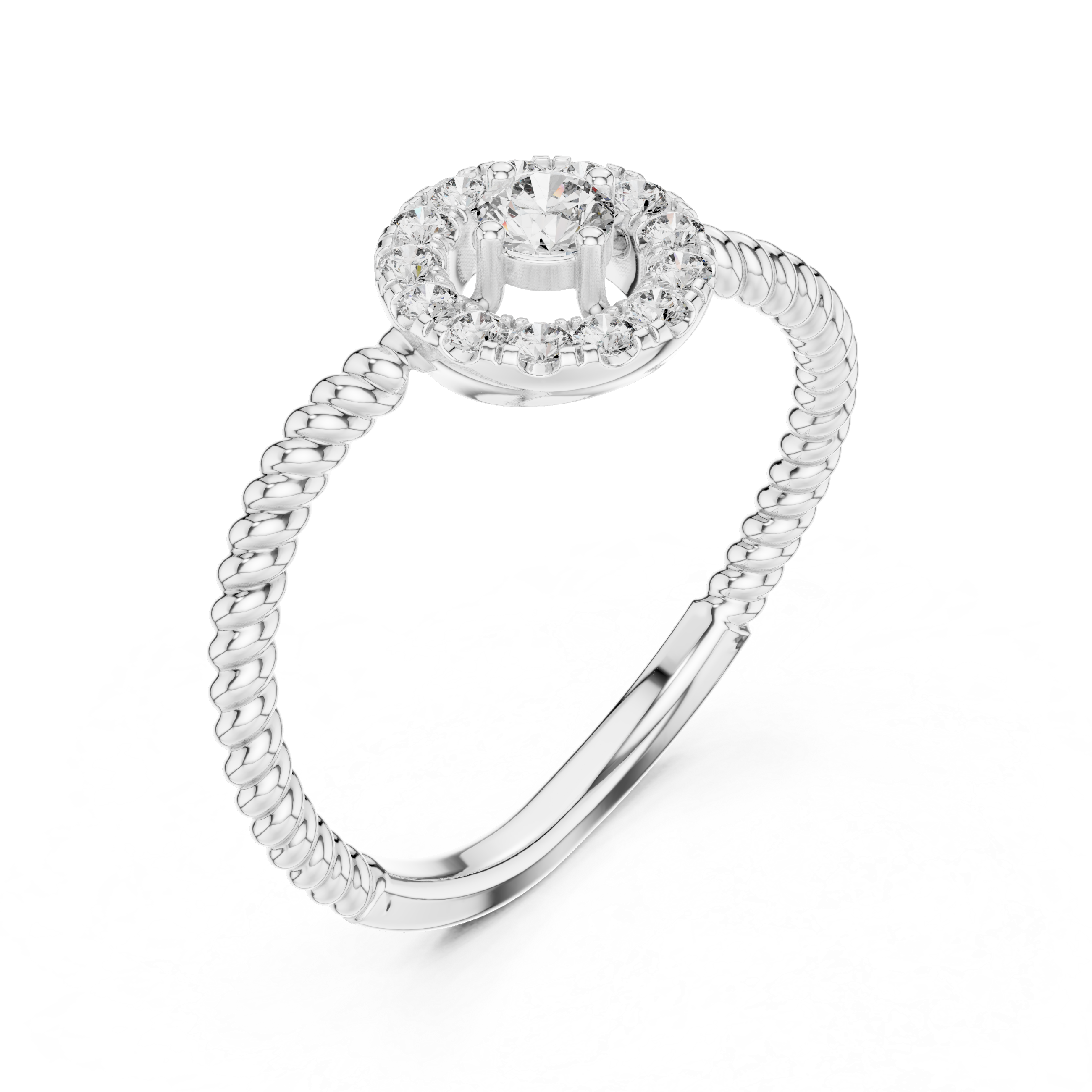Meridian Sun lab grown diamond ring