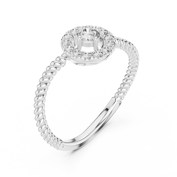 Meridian Sun lab grown diamond ring