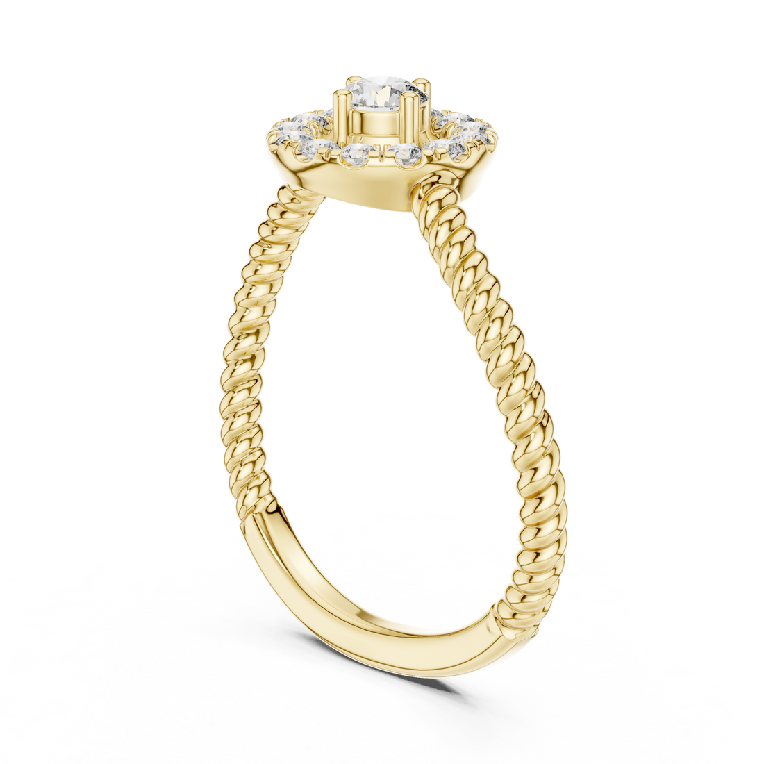 Meridian Sun lab grown diamond ring