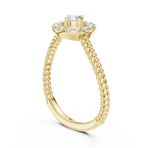 Meridian Sun lab grown diamond ring