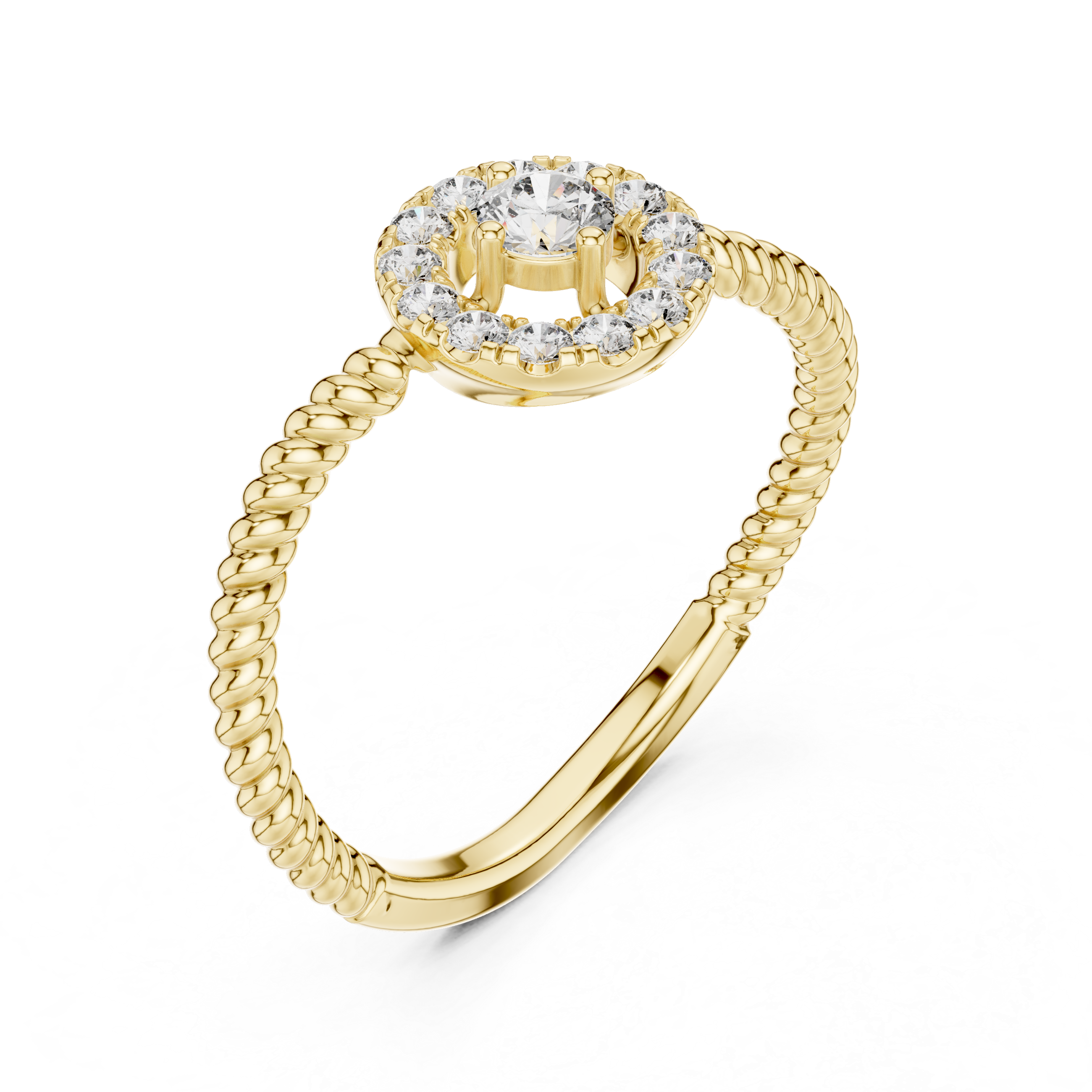 Meridian Sun lab grown diamond ring