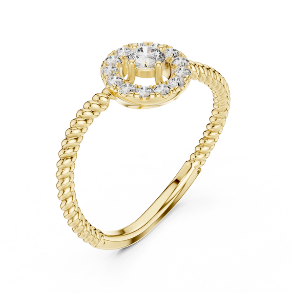 Meridian Sun lab grown diamond ring