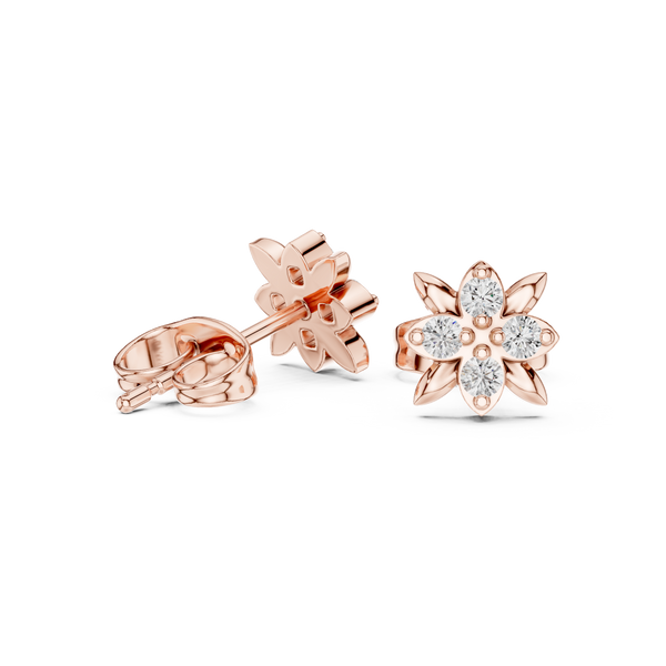 Warm Hug lab grown diamond earring design