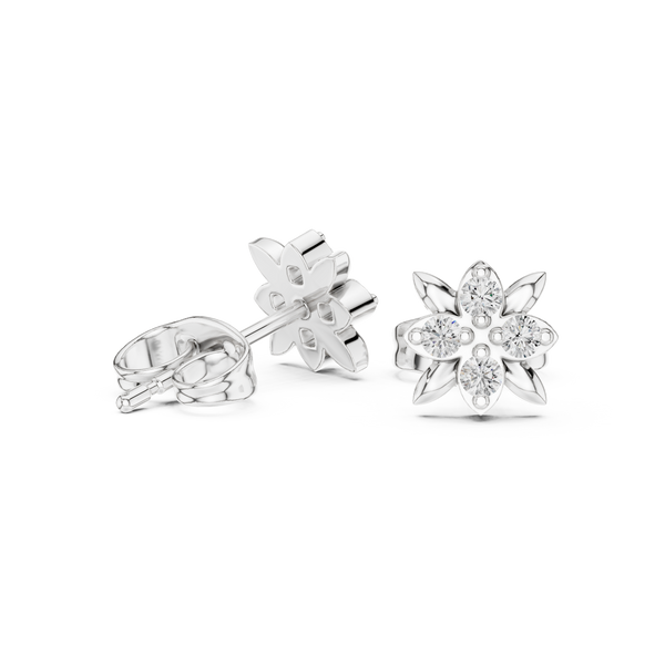 Warm Hug lab grown diamond earring design