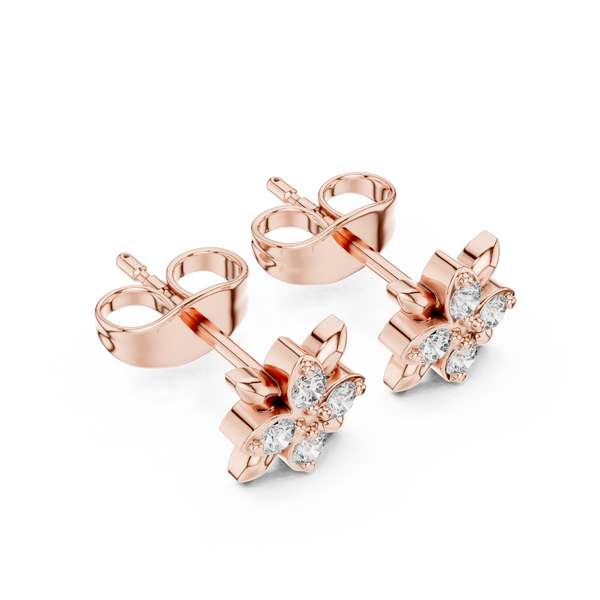 Warm Hug lab grown diamond earring design