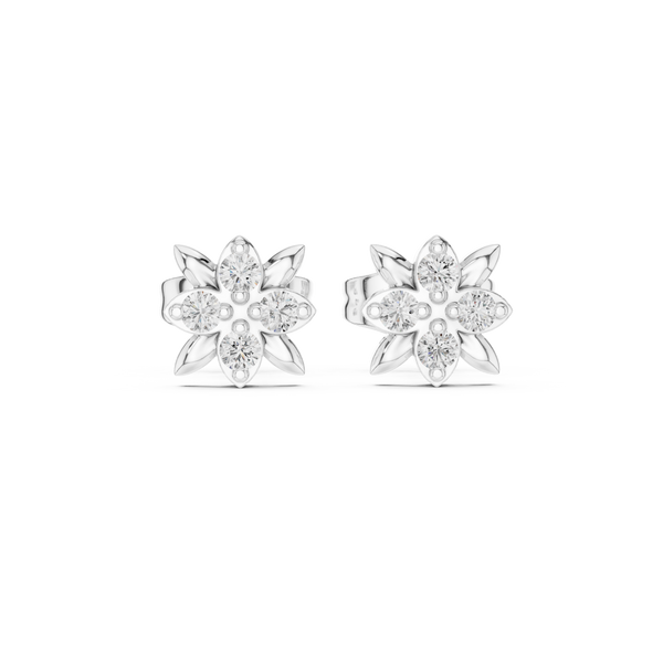 Warm Hug lab grown diamond earring design