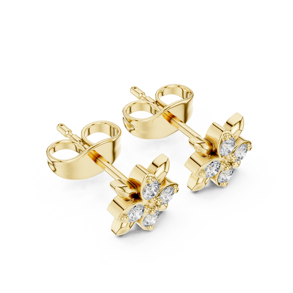 Warm Hug lab grown diamond earring design