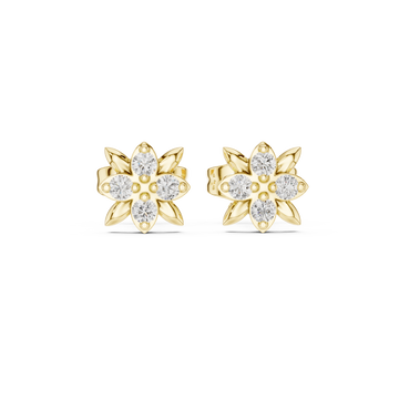 Warm Hug lab grown diamond earring design