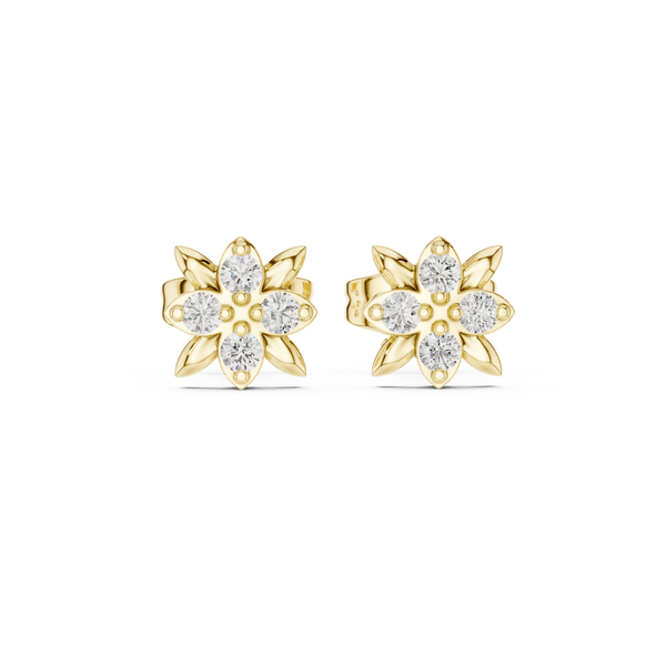 Warm Hug lab grown diamond earring design