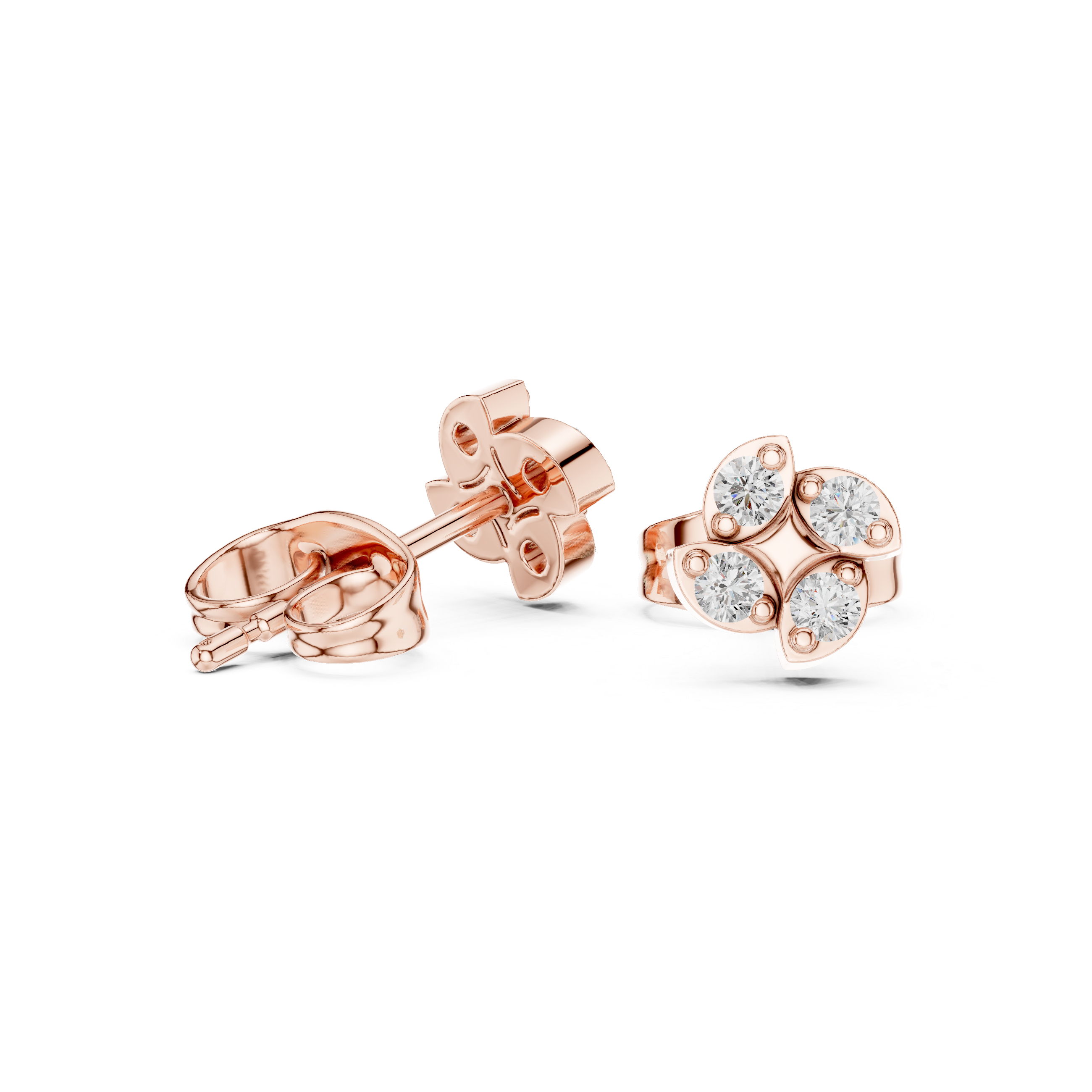 Bright Hope lab grown diamond earring design