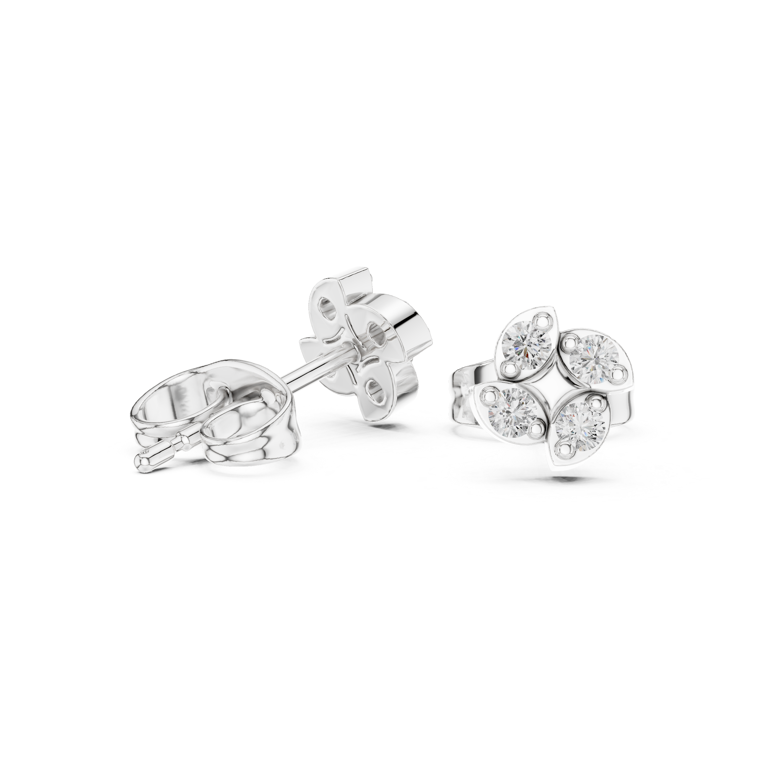 Bright Hope lab grown diamond earring design