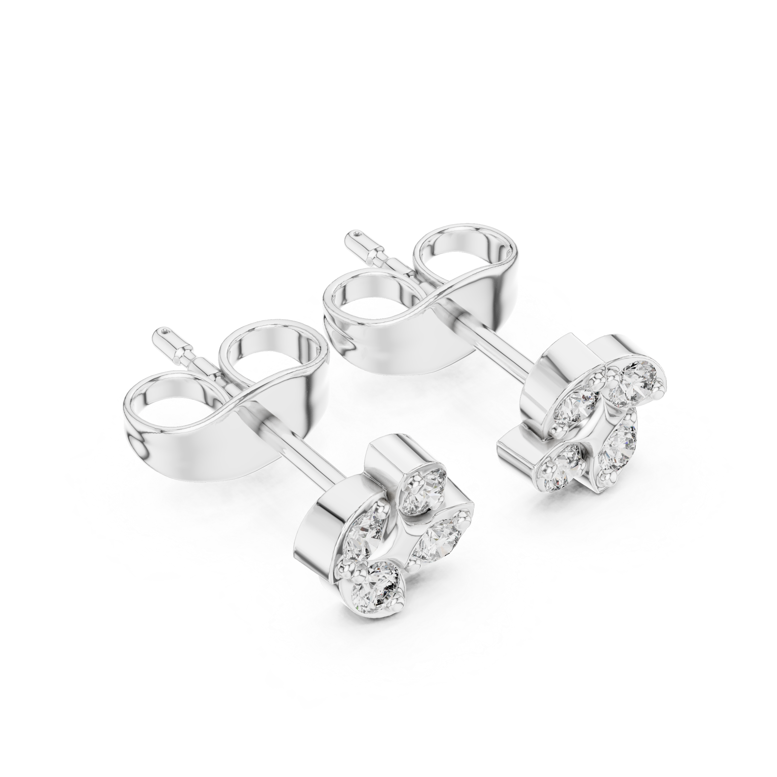 Bright Hope lab grown diamond earring design