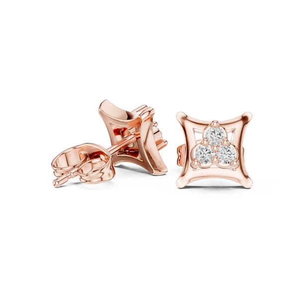 Still Water lab grown diamond earring design