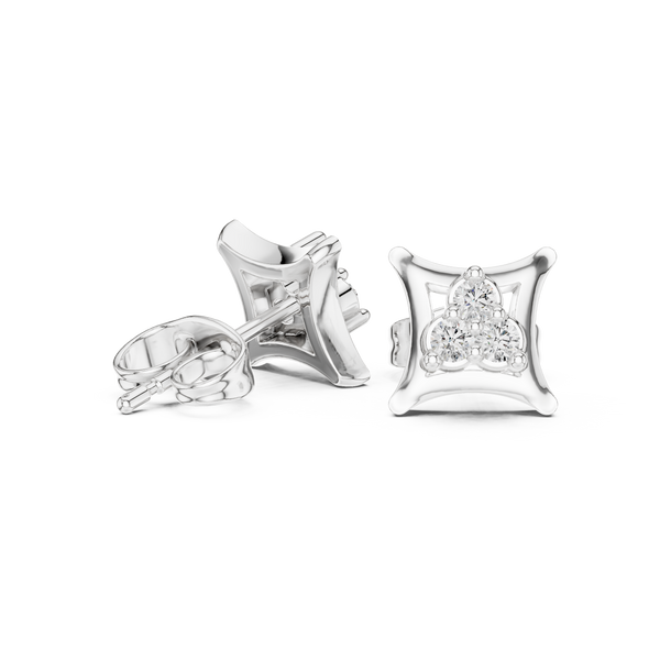 Still Water lab grown diamond earring design