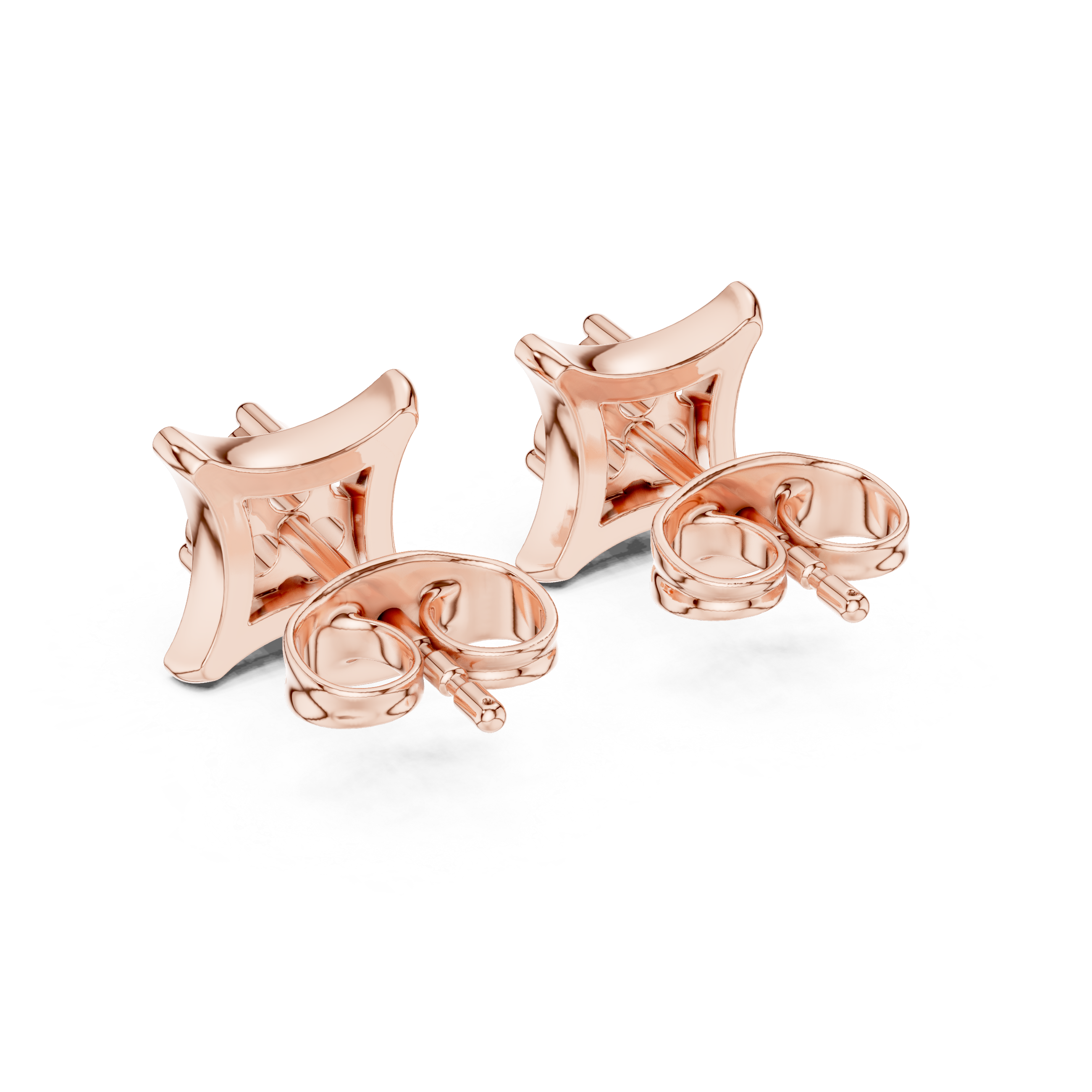 Still Water lab grown diamond earring design