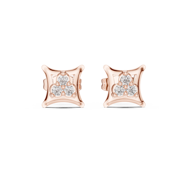 Still Water lab grown diamond earring design