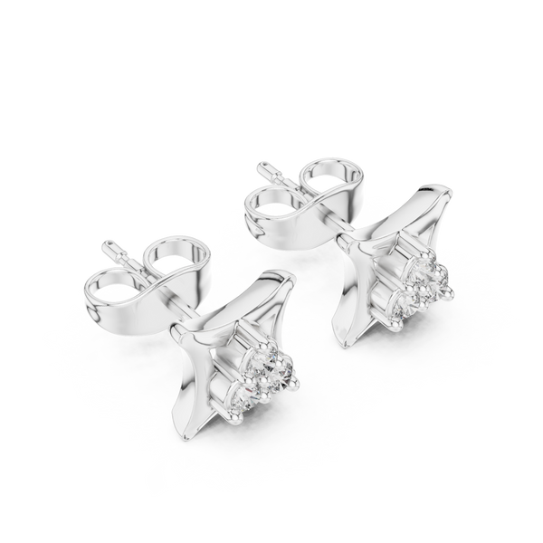 Still Water lab grown diamond earring design