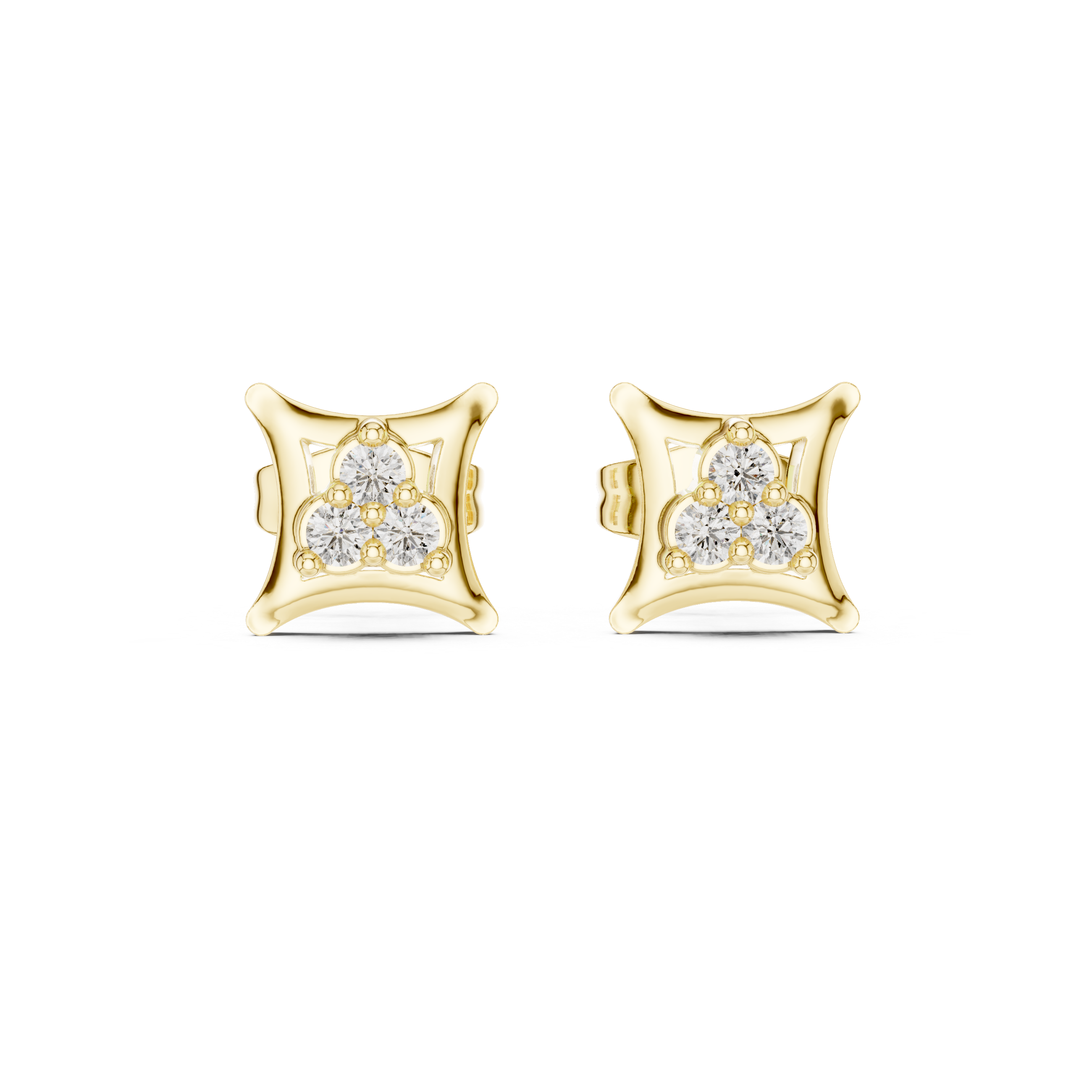 Still Water lab grown diamond earring design
