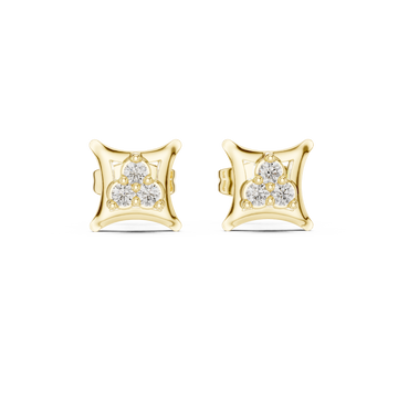 Still Water lab grown diamond earring design
