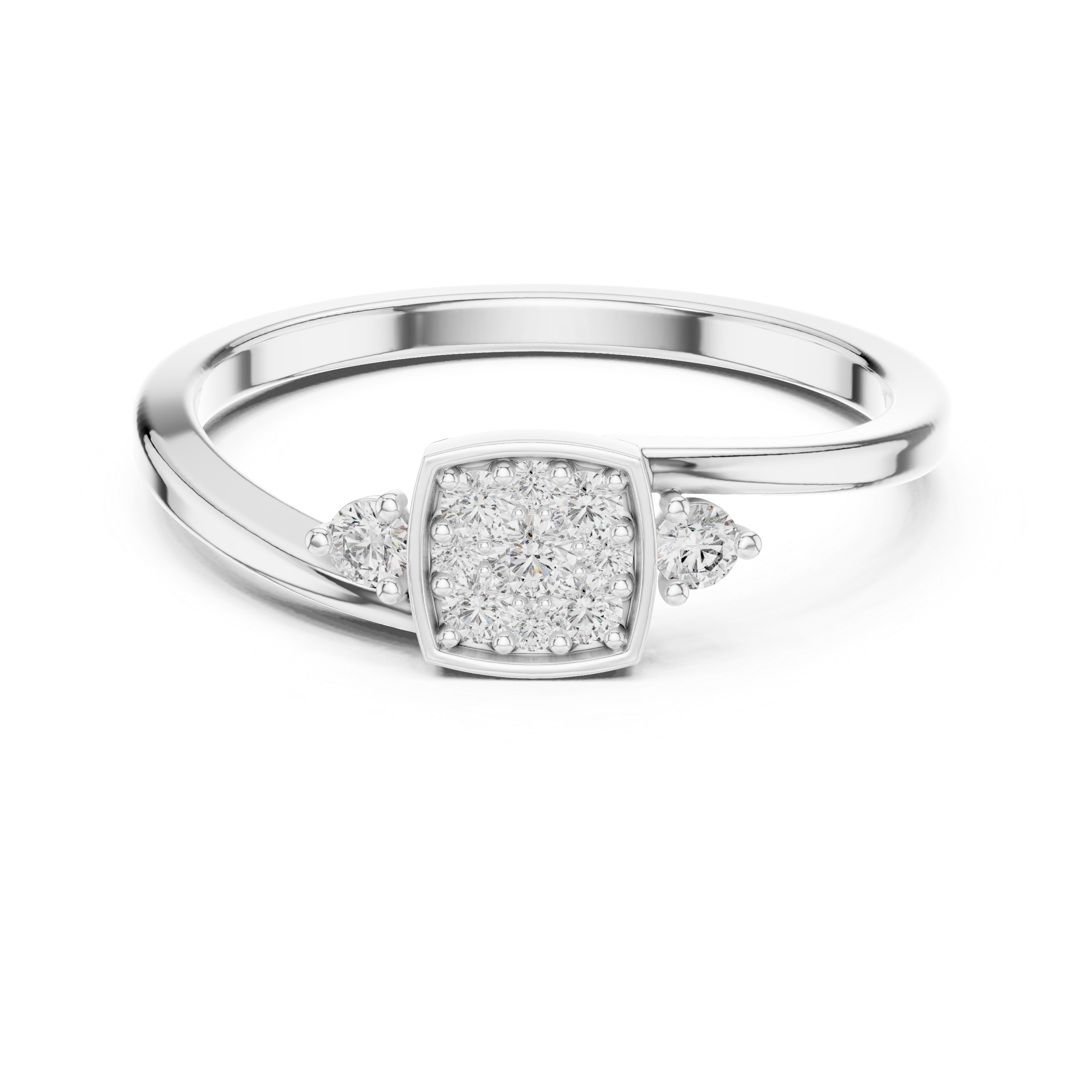 Motif Style lab grown diamond ring