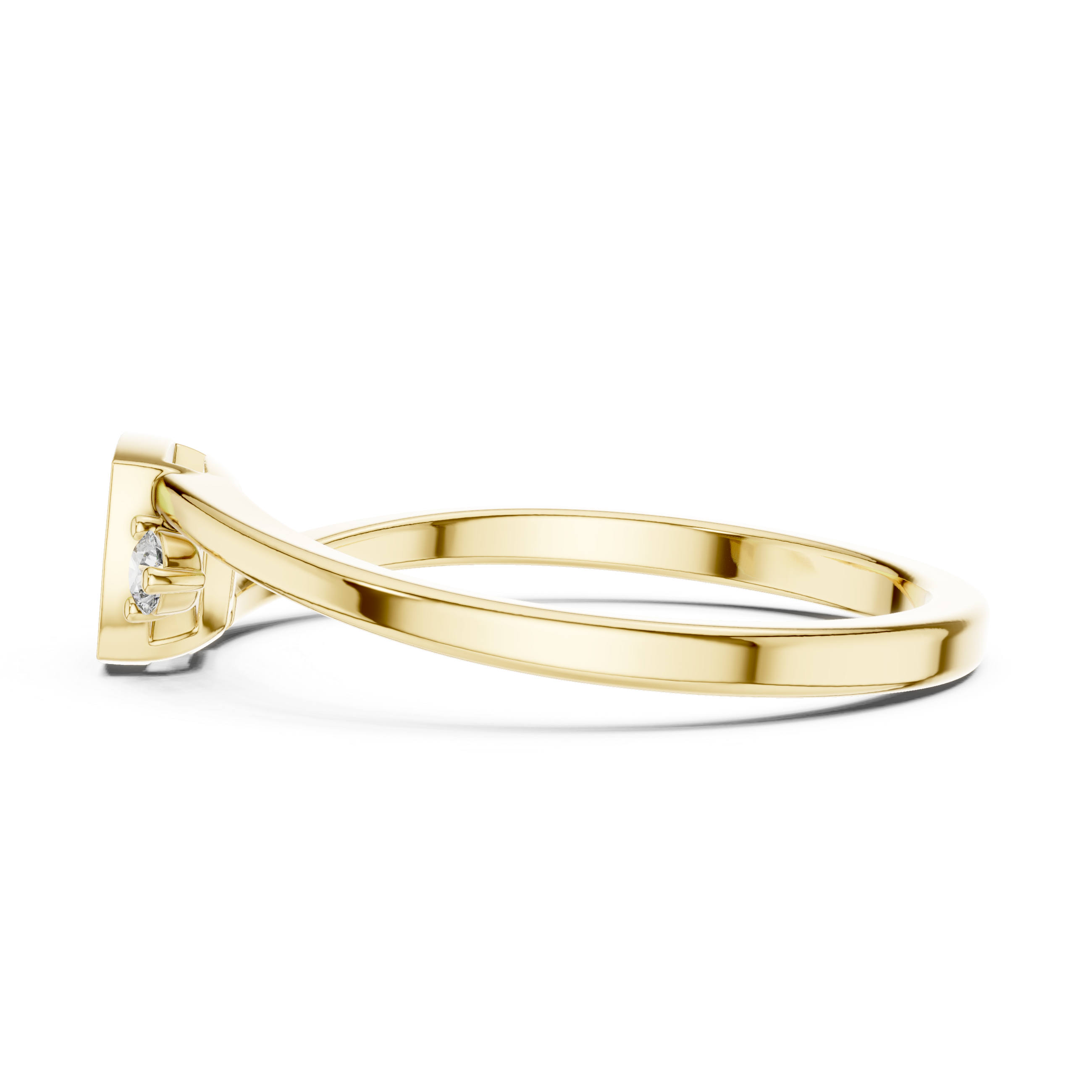 Motif Style lab grown diamond ring