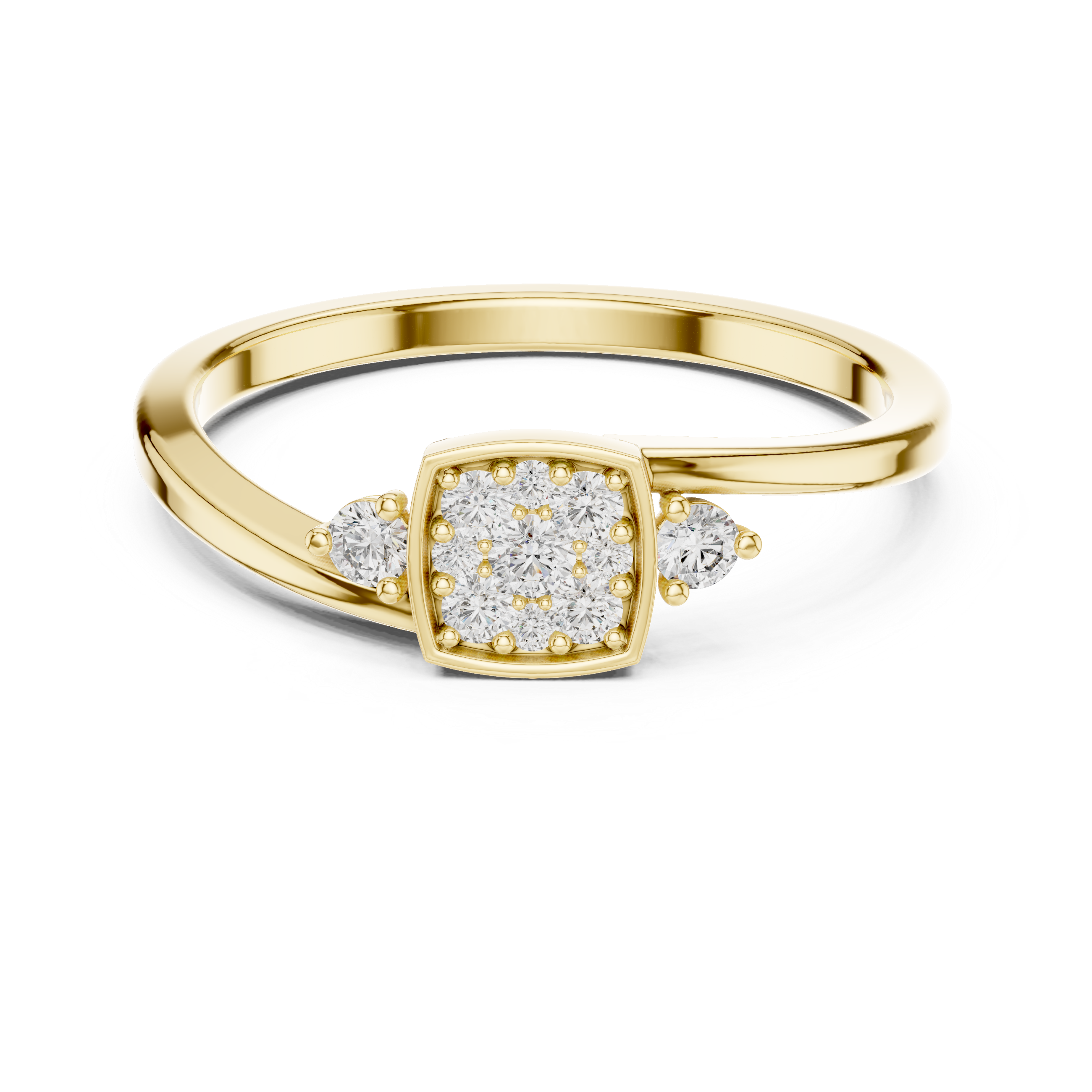 Motif Style lab grown diamond ring